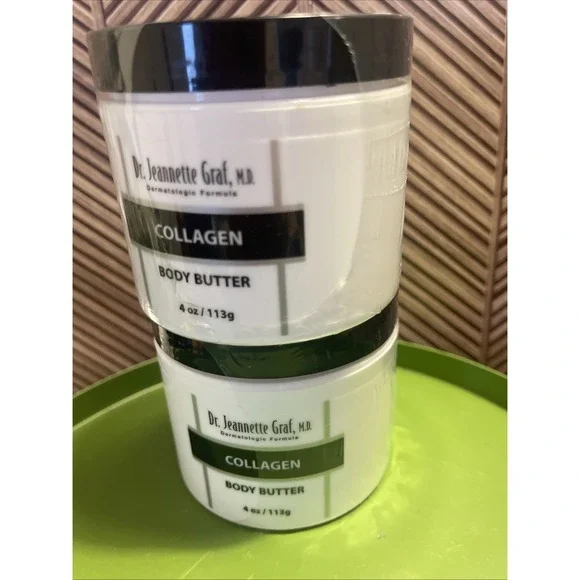 2 Dr. Jeannette Graf COLLAGEN Body Butter  4oz Factory Sealed - Picture 2 of 8